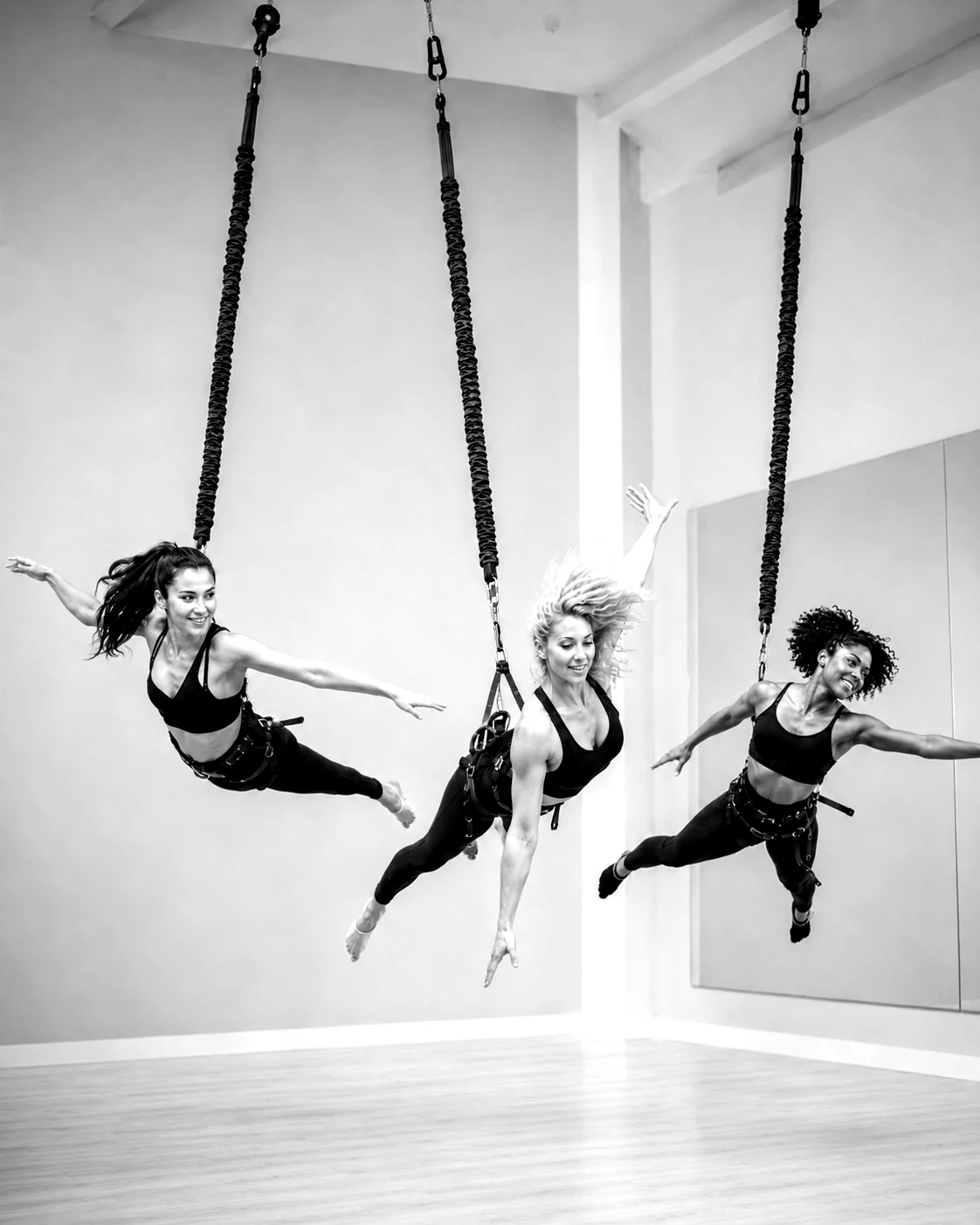 Bungee Fitness class at Step Up Dance Studio Thessaloniki